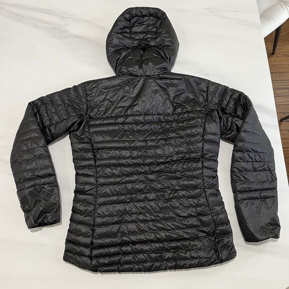 Adidas Terrex Women's Lite Down Hooded Puffer Jacket Black IB4199 Women’s Size M - Picture 2 of 9